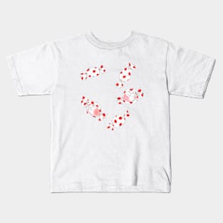 Strawberry Candy Cats Kids T-Shirt